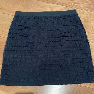 Michael Kors black ruffled skirt. Worn once.